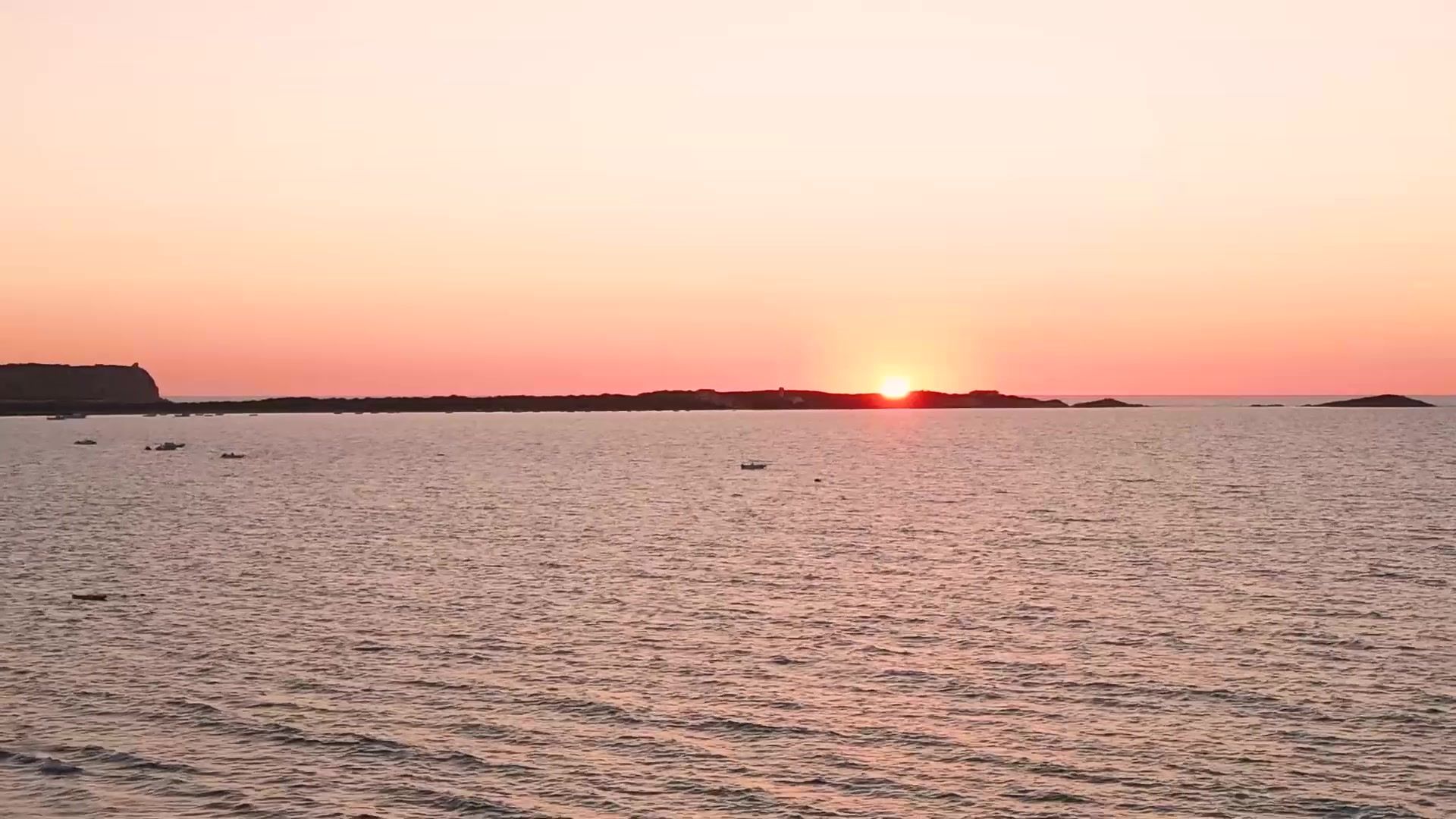 Il tramonto sul mare di Sa Rocca Tunda